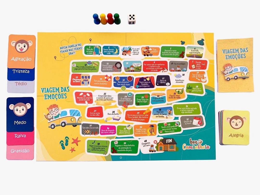 Aprender brincando: livro-jogo ensina crianças a lidar com as emoções